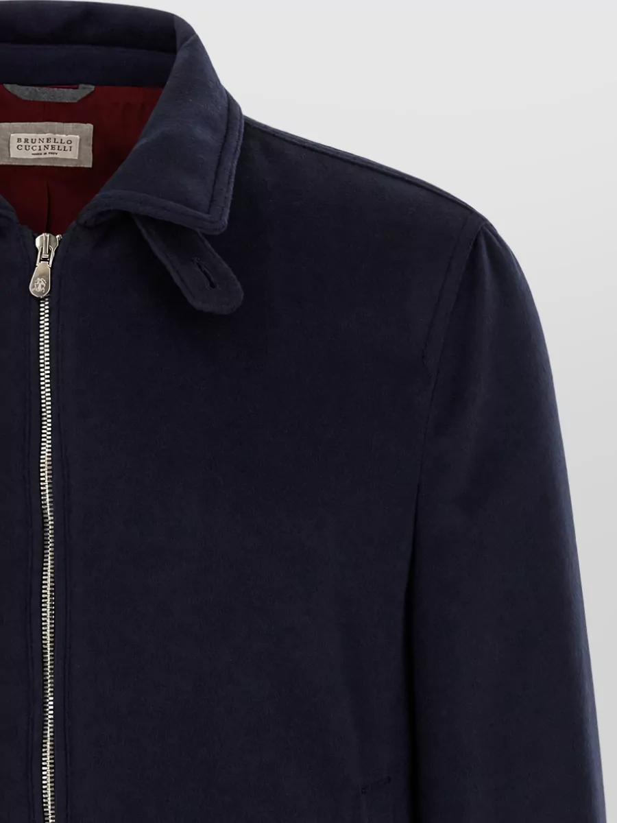 Brunello Cucinelli Wool Bomber Jacket