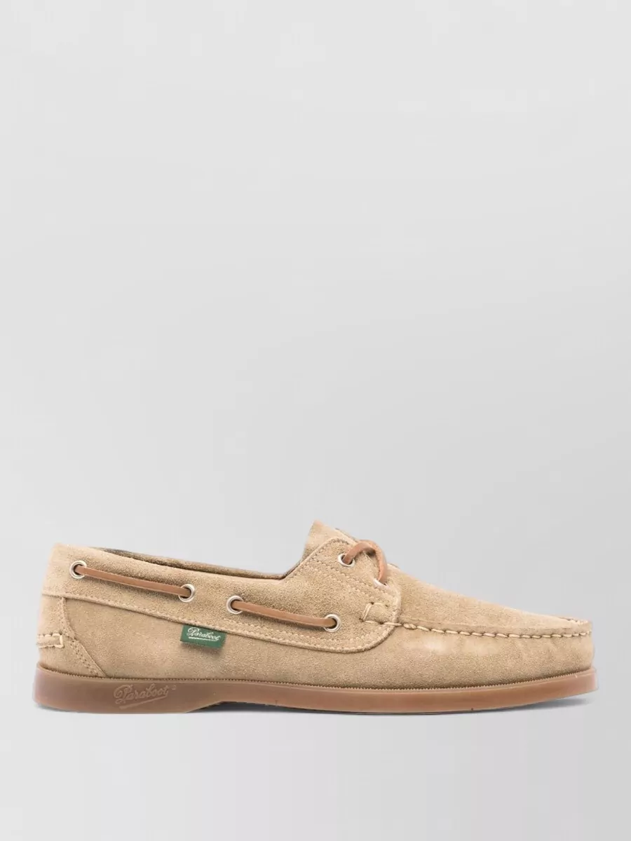 Paraboot Suede Leather Boat Shoes