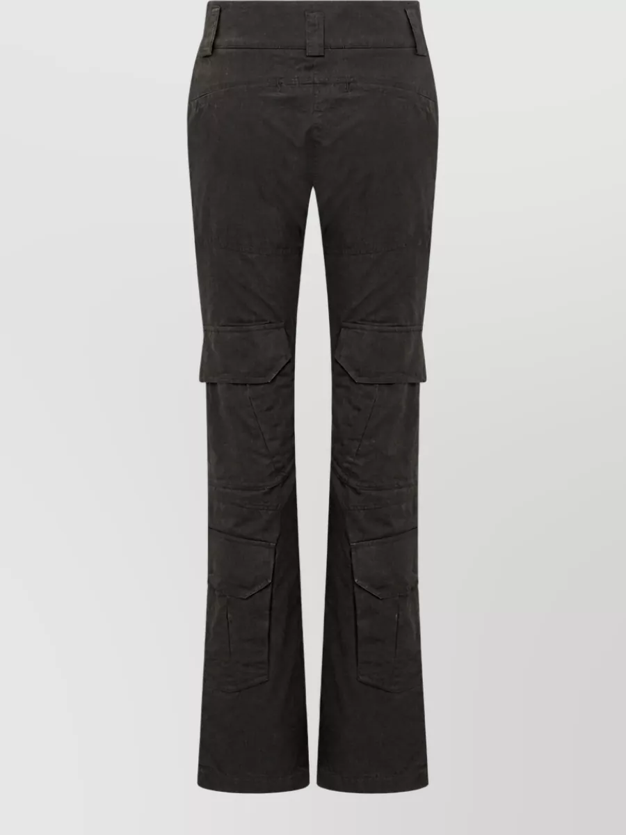 Givenchy Cotton Flared Cargo Trousers