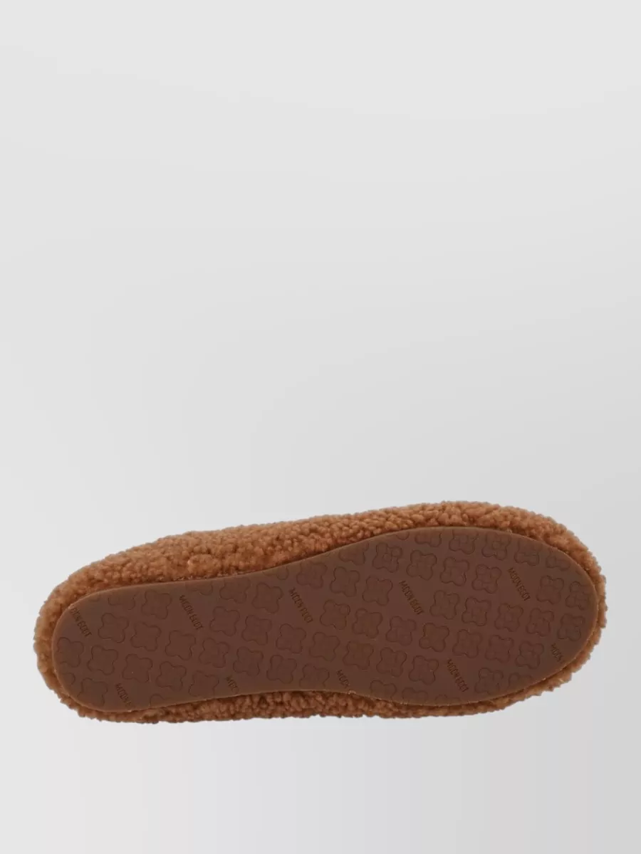 Moon Boot Shearling Ballerina Flats