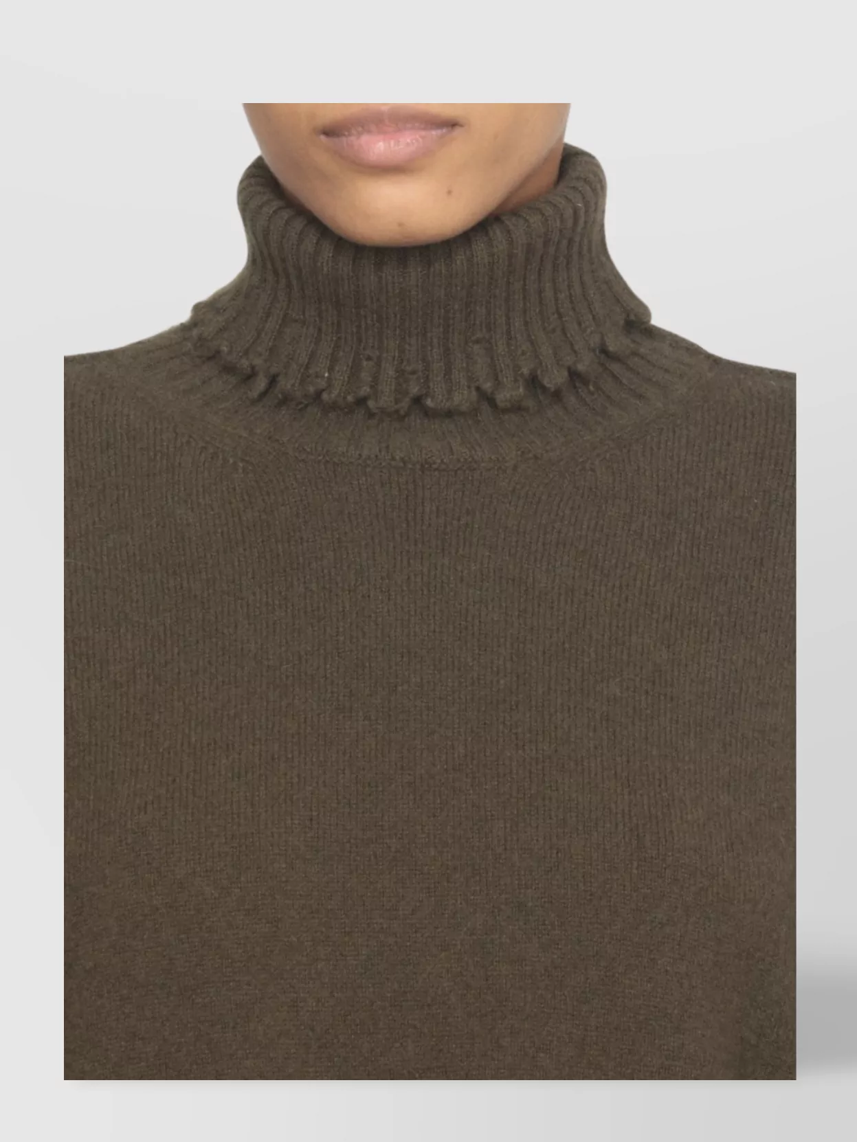 Uma Wang Cashmere Sweater Ribbed Turtleneck