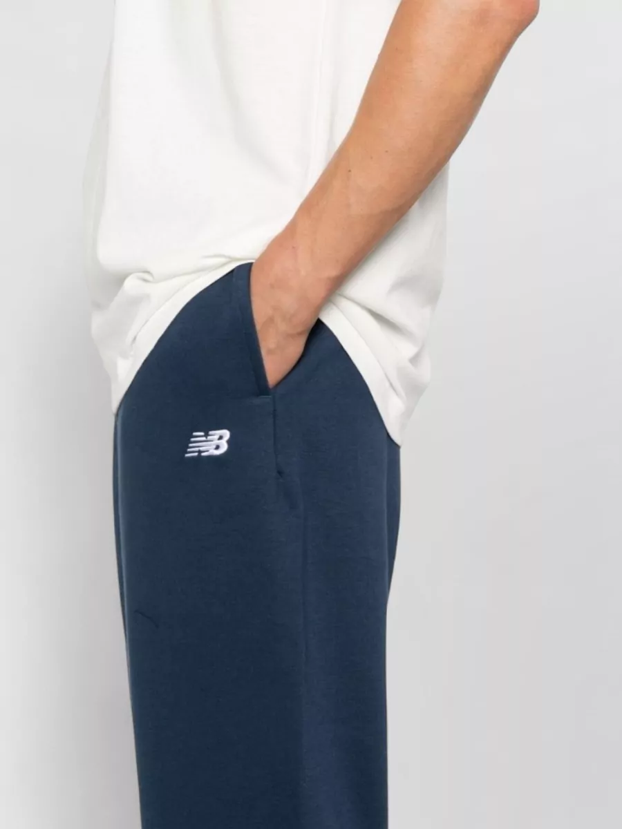 New Balance Nylon Silk Straight Trousers Side Back Pockets