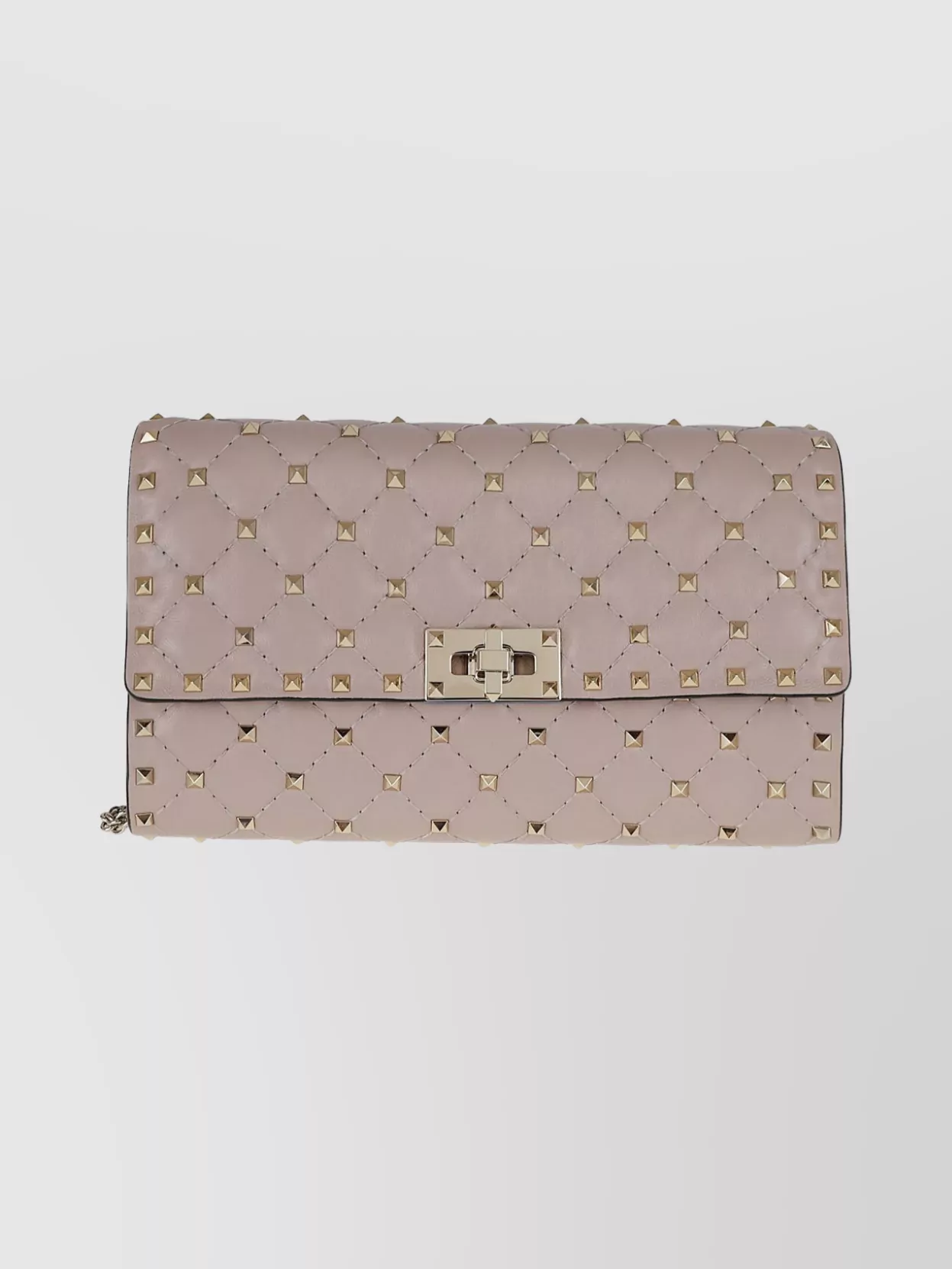 Valentino Chain Strap Quilted Shoulder Bag With Studs