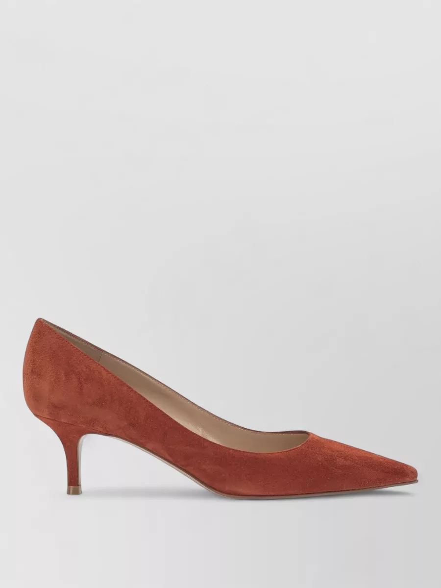 Gianvito Rossi Suede Leather Pumps