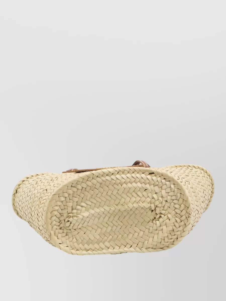 Jacquemus Le Petit Panier Soli Leather Beach Bag