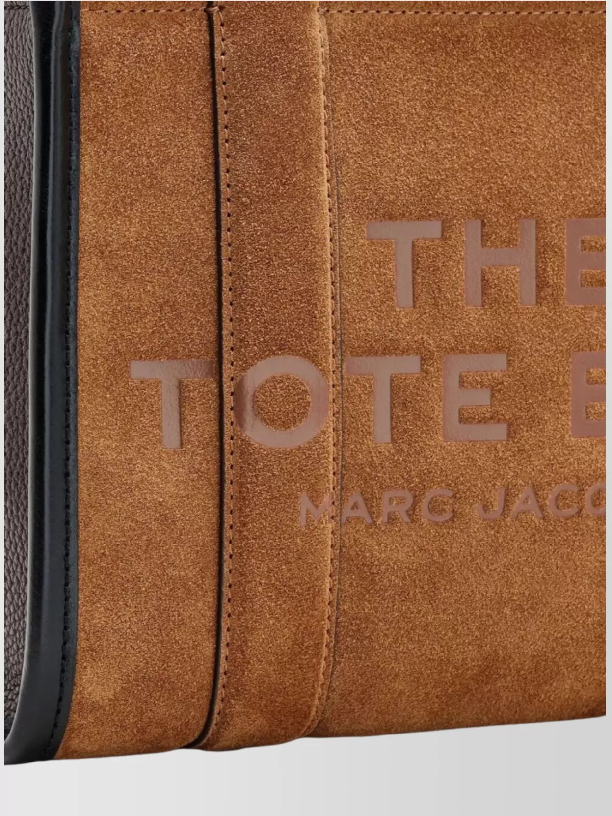 Marc Jacobs Small Suede Tote Bag With Adjustable Strap