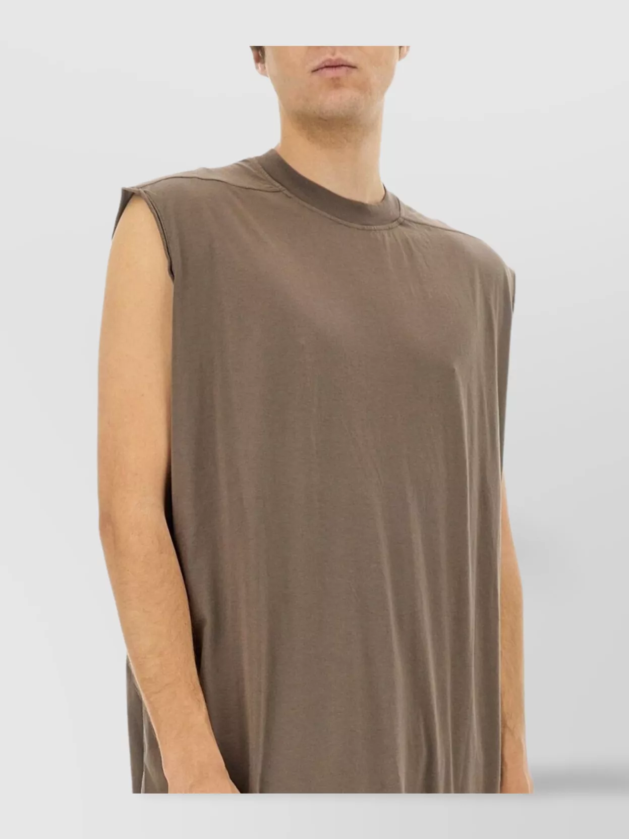 Shop Rick Owens Drkshdw Crew Neck Cotton T-shirt