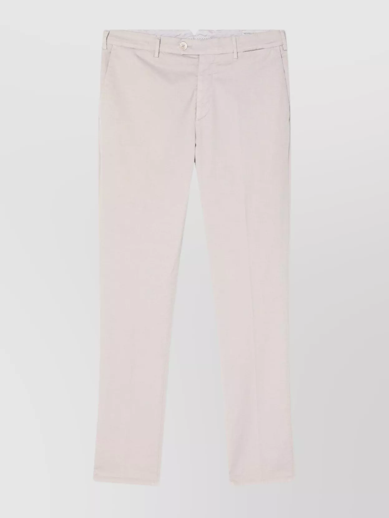 Brunello Cucinelli Regular Cotton Pants With Pockets And Loops In White