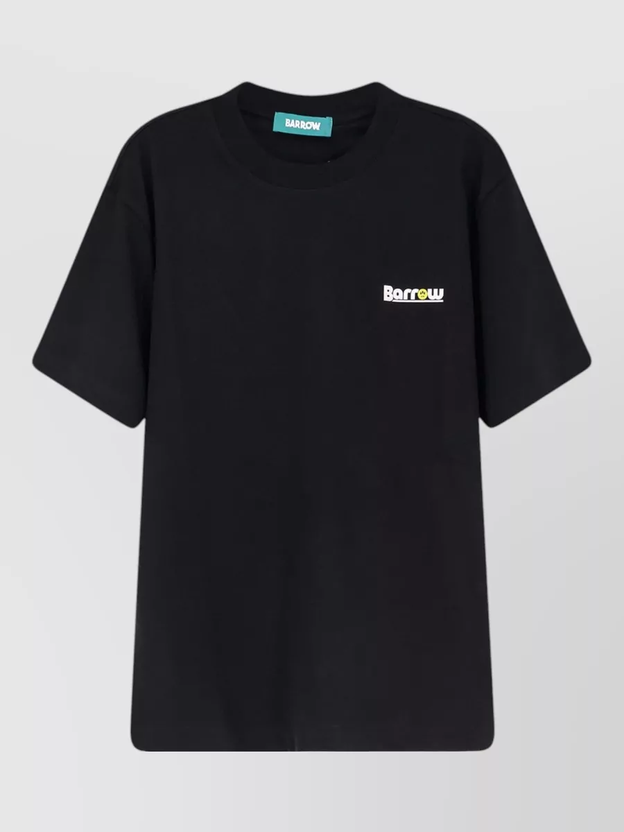Barrow oversized logo print cotton t-shirt