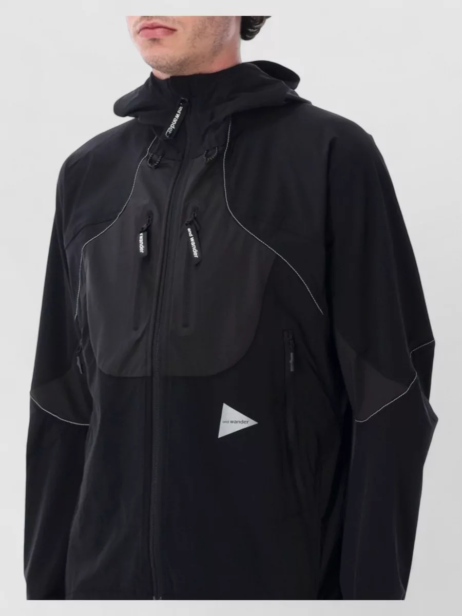 And Wander Technical Hooded Sport Jacket