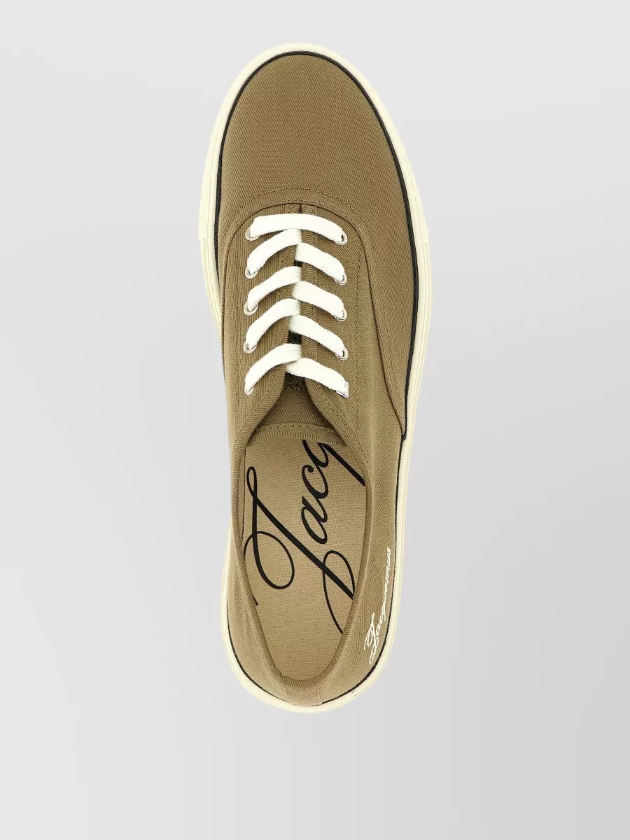 Jacquemus Cotton Low-Top Sneakers