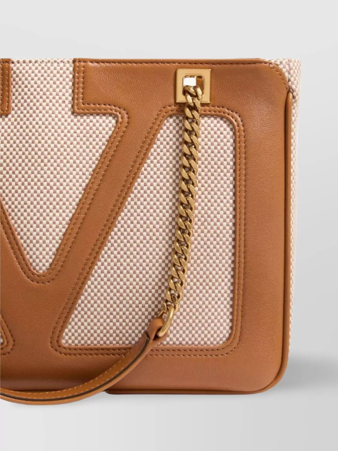 Valentino Garavani Rectangular Two-Tone Chain Shoulder Bags