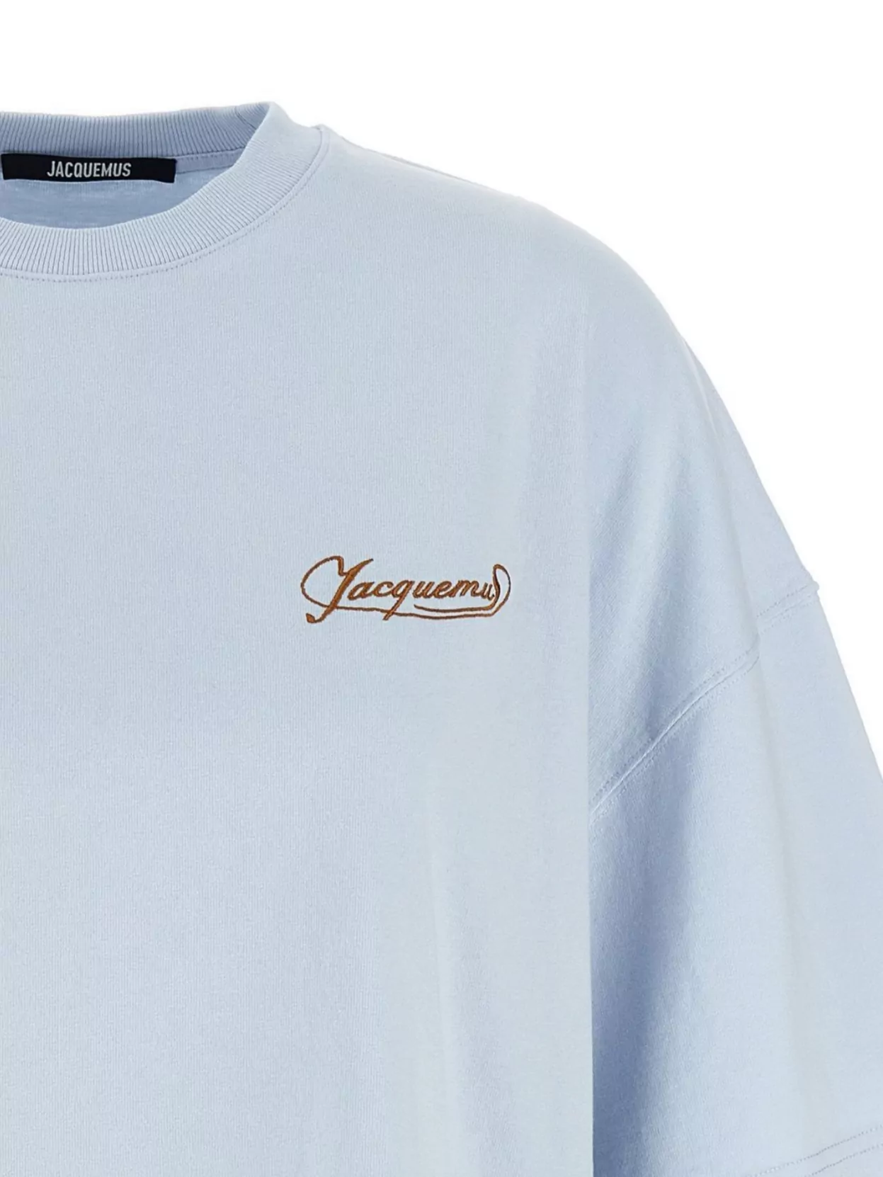 Jacquemus Short crew neck relaxed fit t-shirt | The Fashion