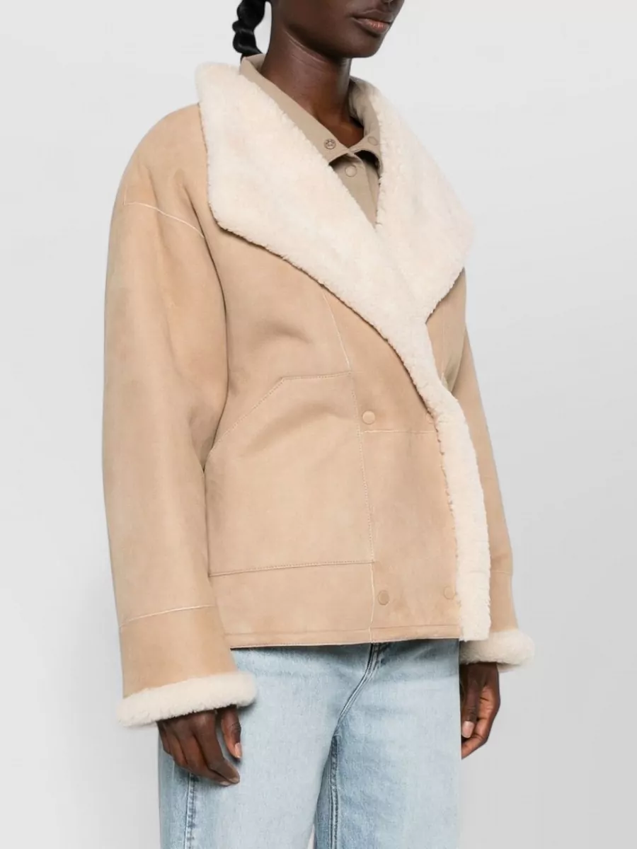 Closed Shearling Double-Breasted Jacket