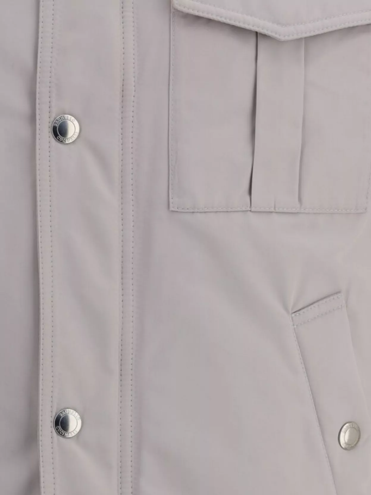 Brunello Cucinelli Waterproof Shirt Jacket With Point Collar