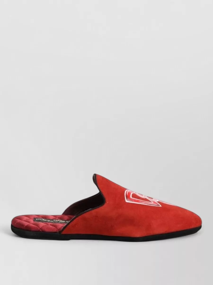 Dolce&Gabbana Suede Slippers