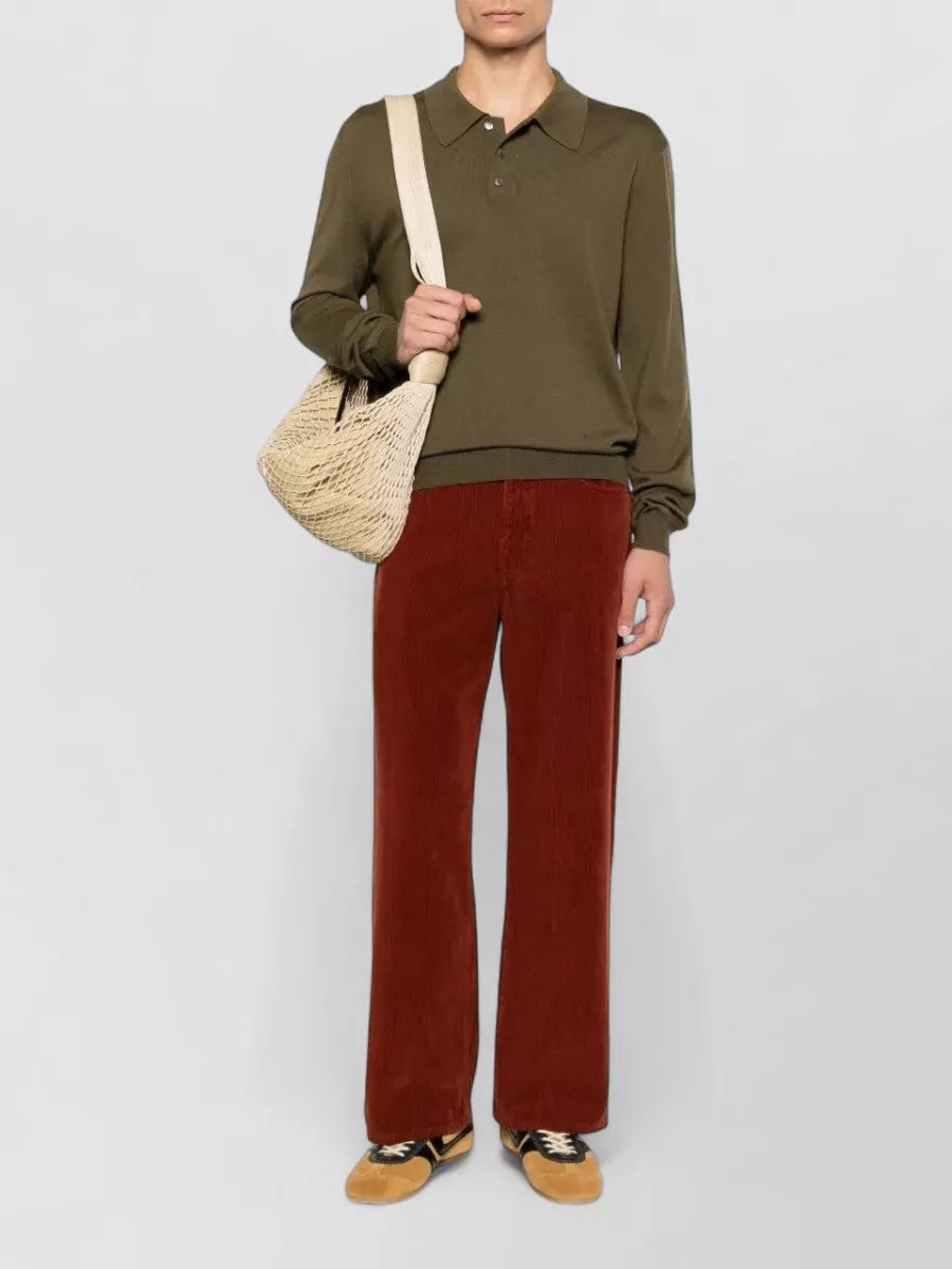 A.p.c. Wool Polo Shirt