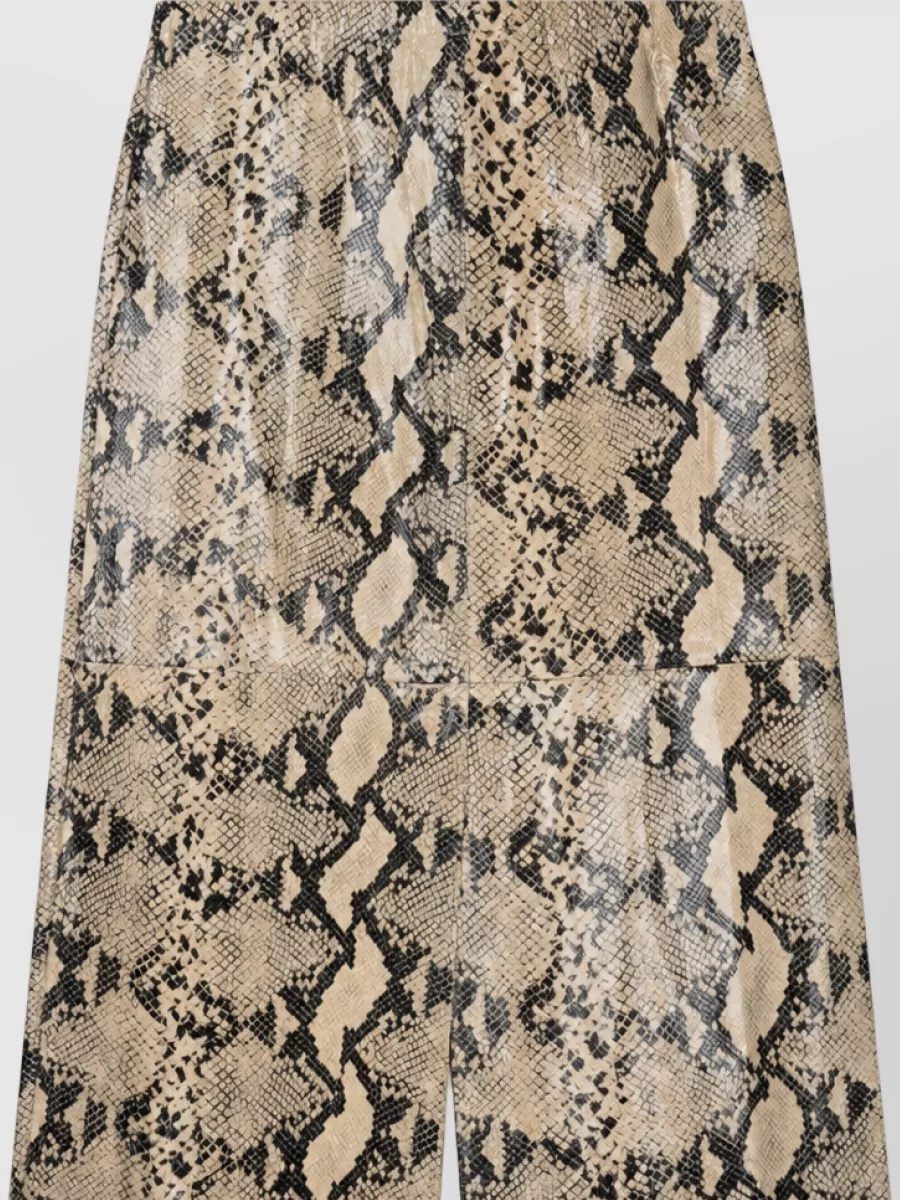 Alysi Leather Pencil Skirt