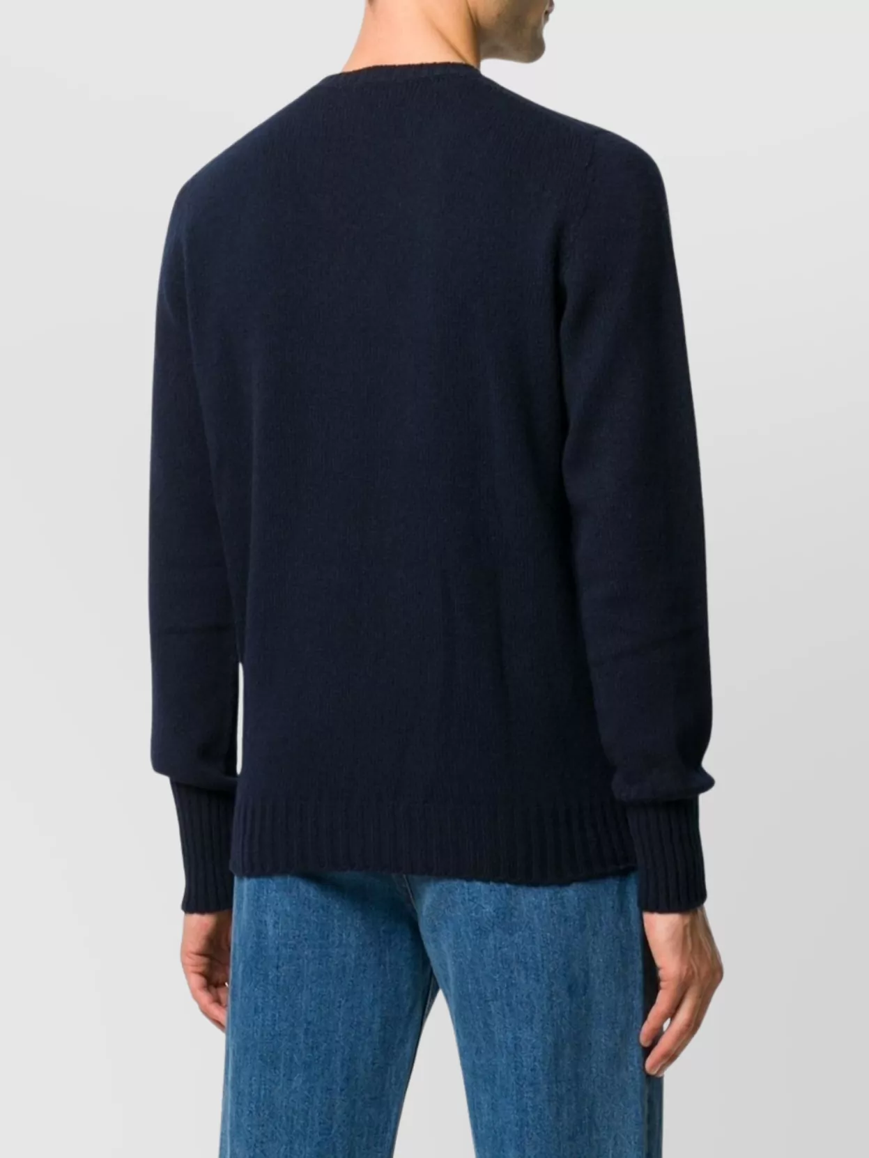 Drumohr Crew Neck Lambs Wool Sweater