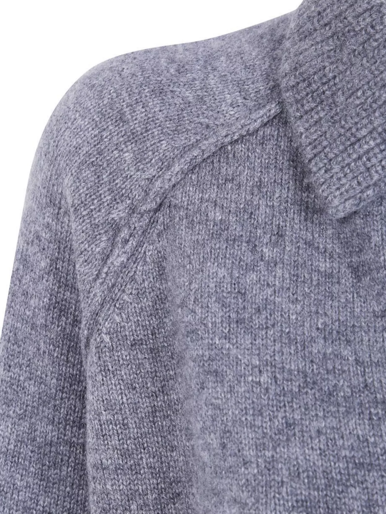 Kujten Polo Collar Cropped Knit Sweater