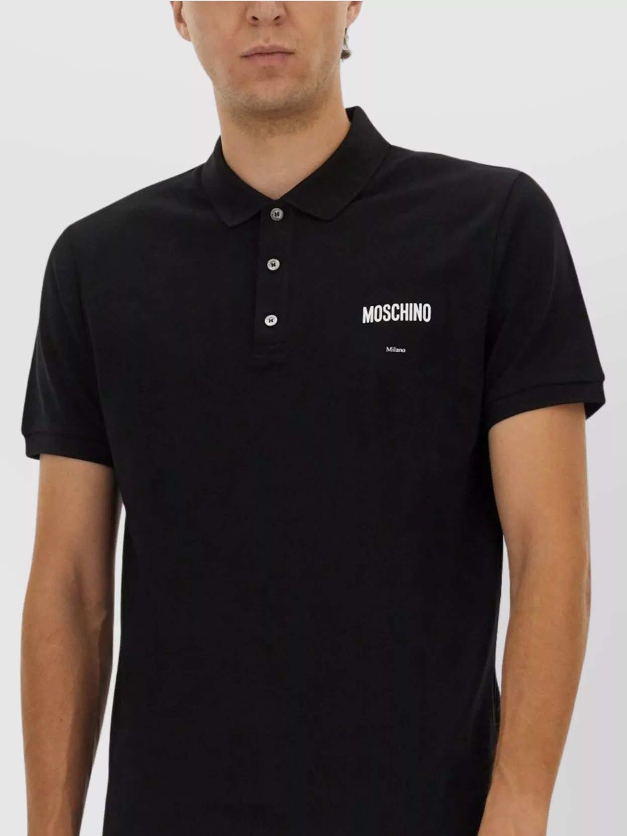 Moschino Polo Collar Short Sleeves T-Shirt