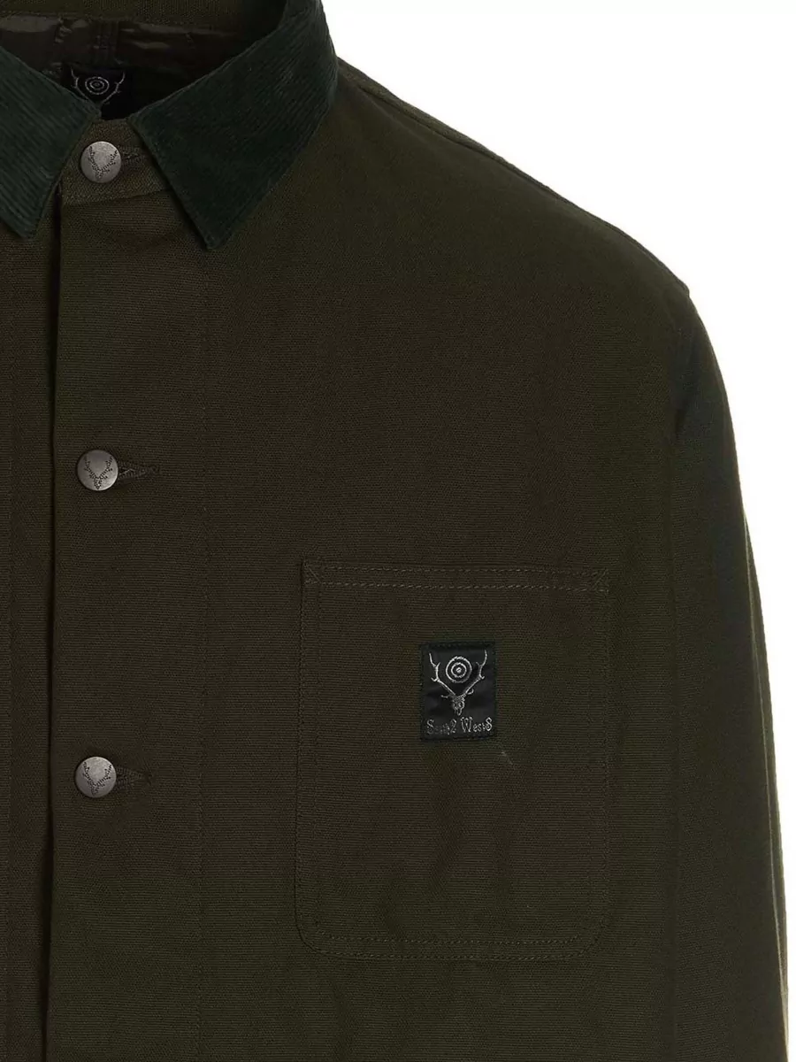 South2 West8 Quilted Single Breasted Jacket