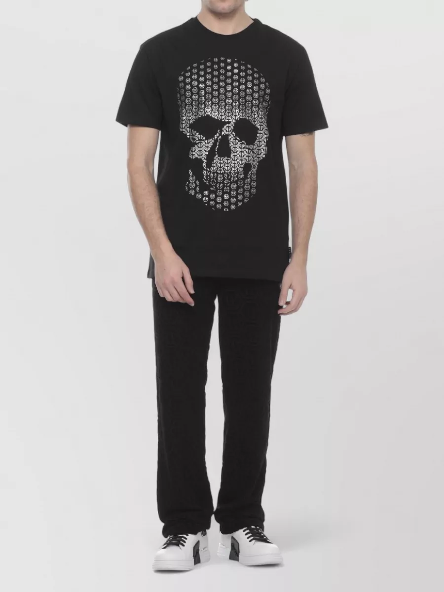 Philipp Plein Logo Print Short Sleeve T-Shirt