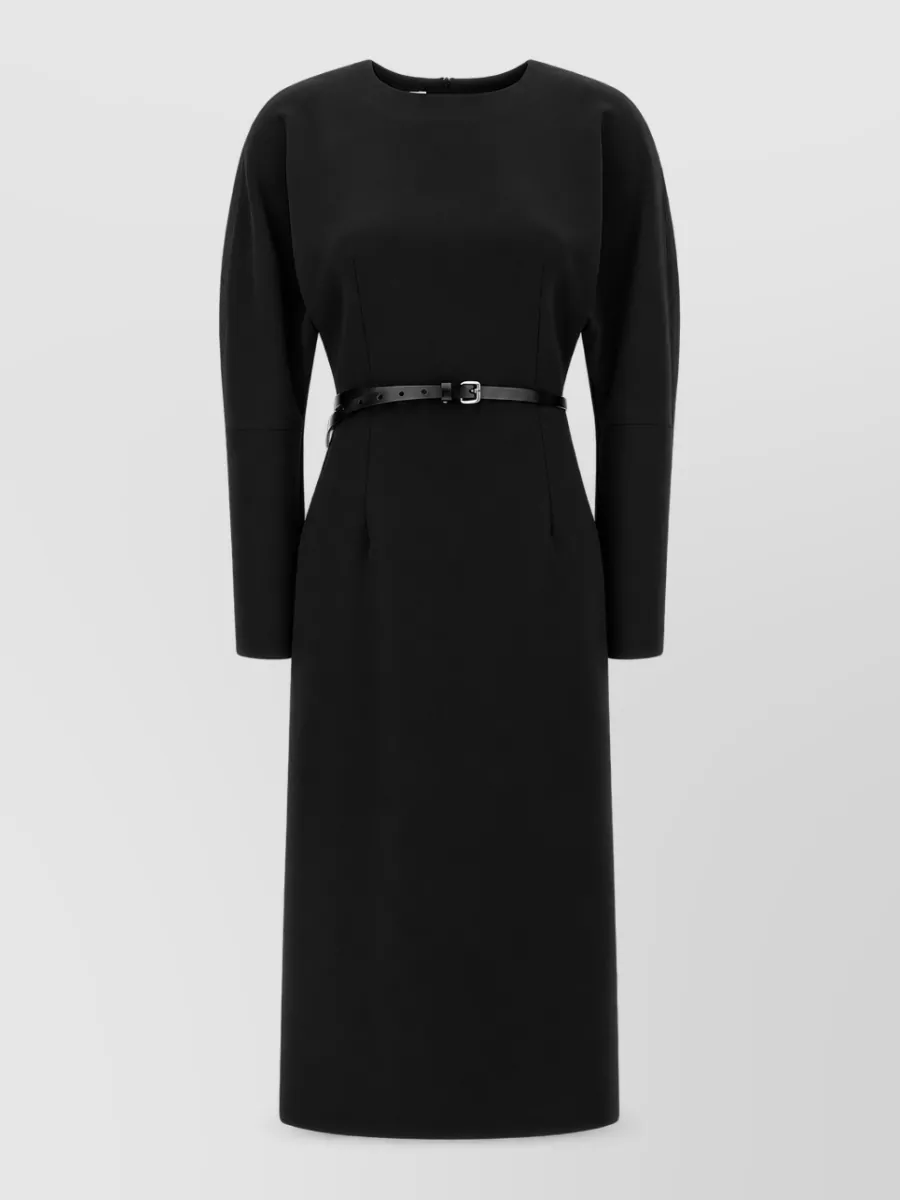 P.a.r.o.s.h. phedra belted midi dress