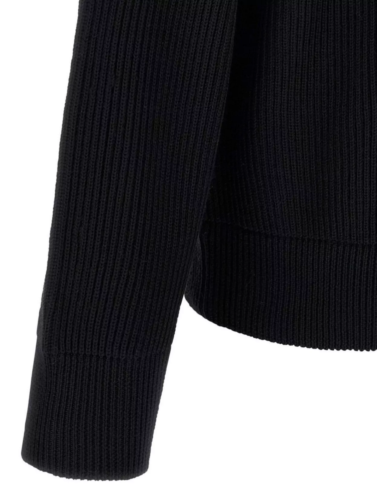 Roberto Collina Textured Cardigan With High Collar And Cuffs