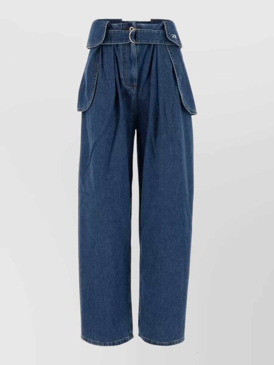 Loewe denim wide-leg trousers