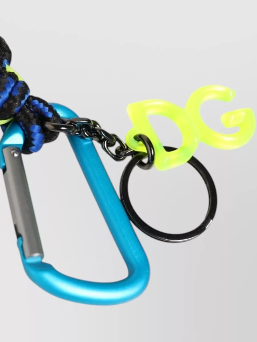 Dolce&Gabbana Braided Logo Keychain