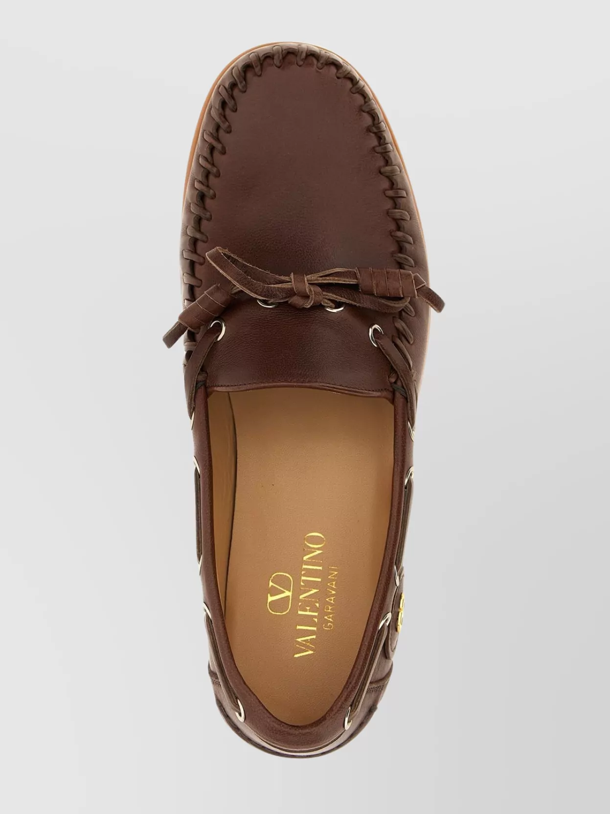 Valentino Garavani Palm Avenue Boat Shoe With Bow Detail