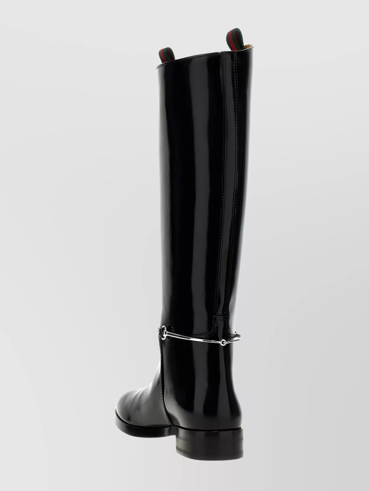 Gucci Slim Knee-High Boots Decorative Strap