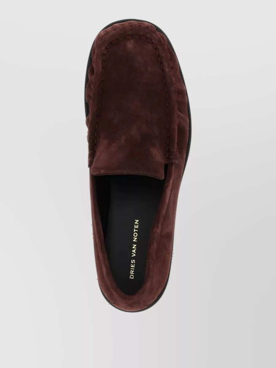 Dries Van Noten Suede Slippers