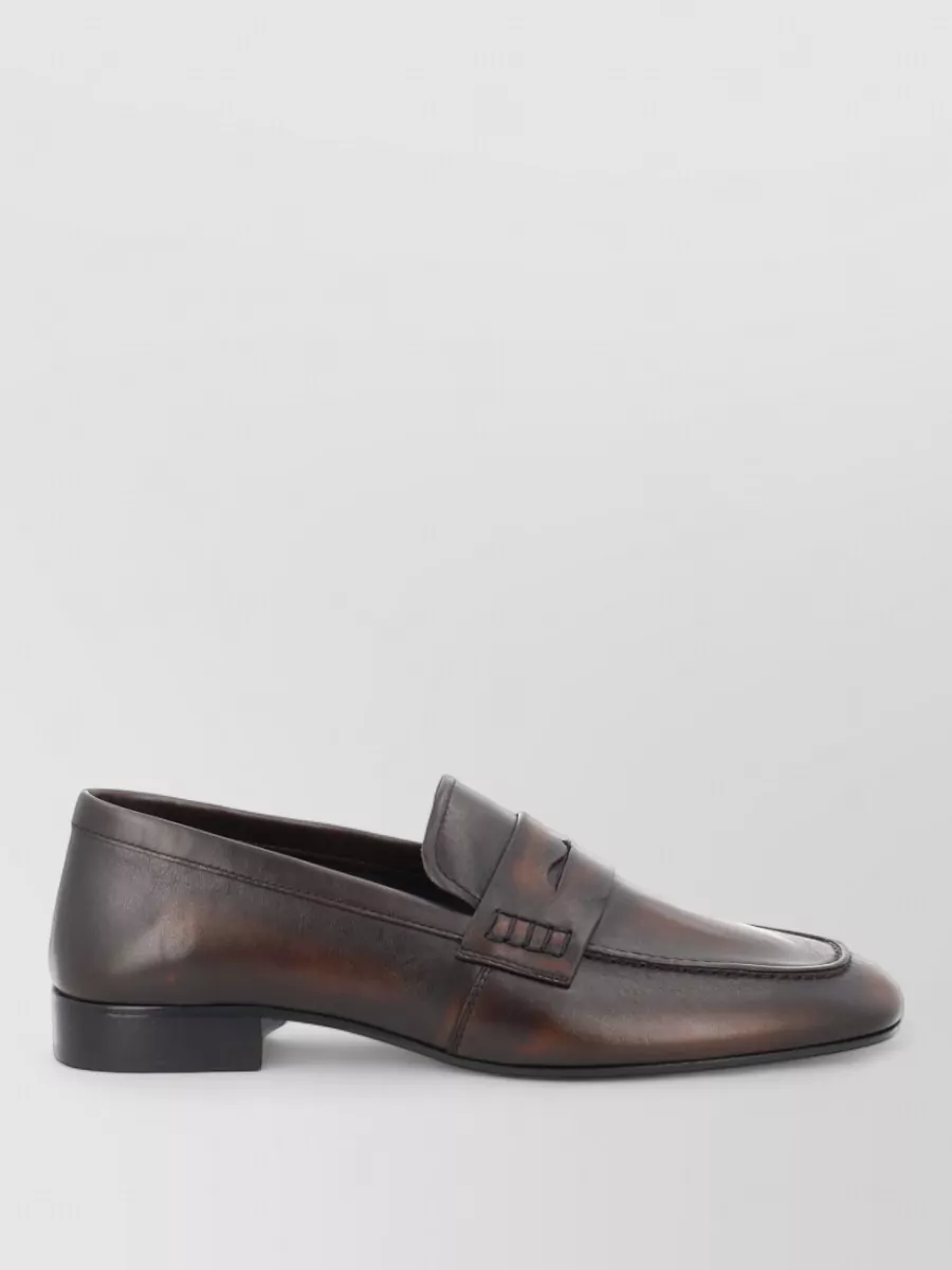 Dries Van Noten Leather Loafers