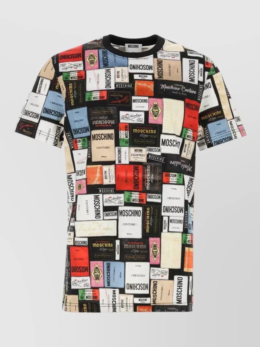 Moschino Printed Cotton T-Shirt