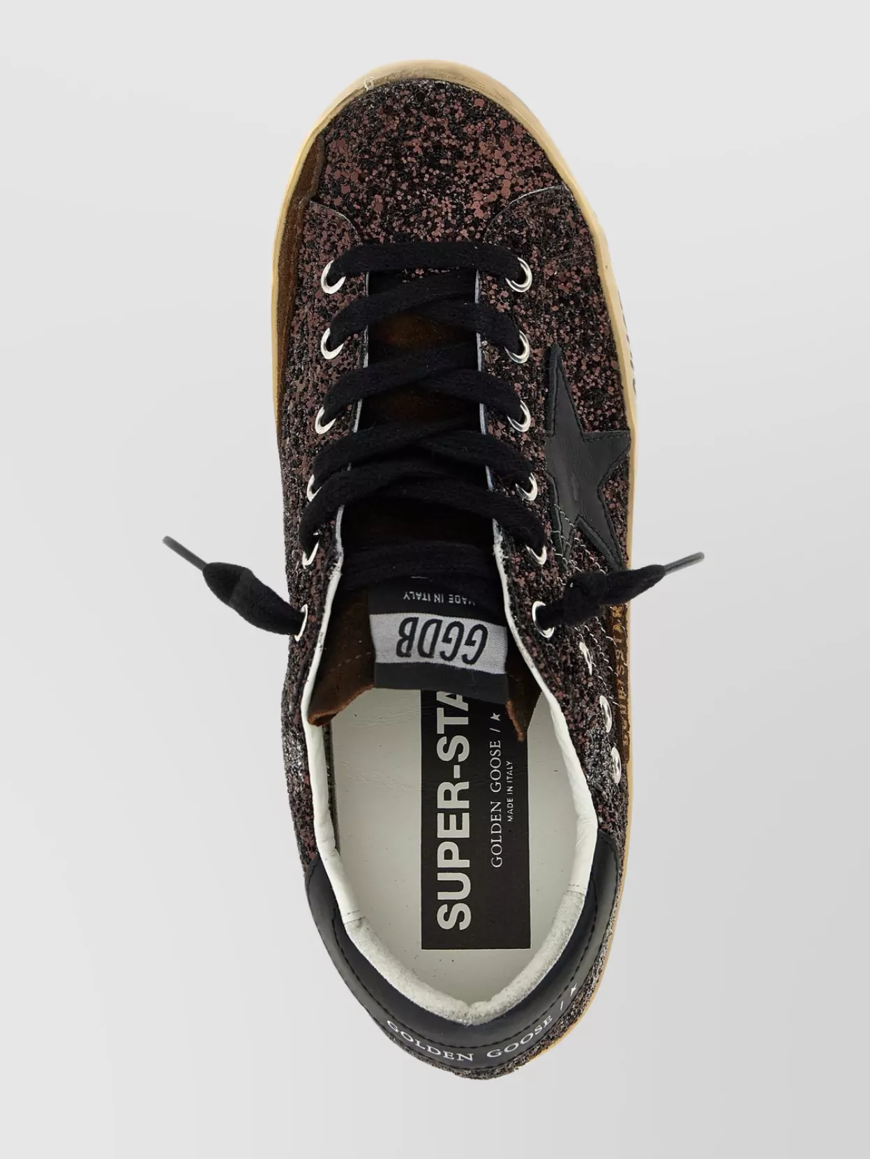Golden Goose 'shine Bright' Rubber Sole Sneakers