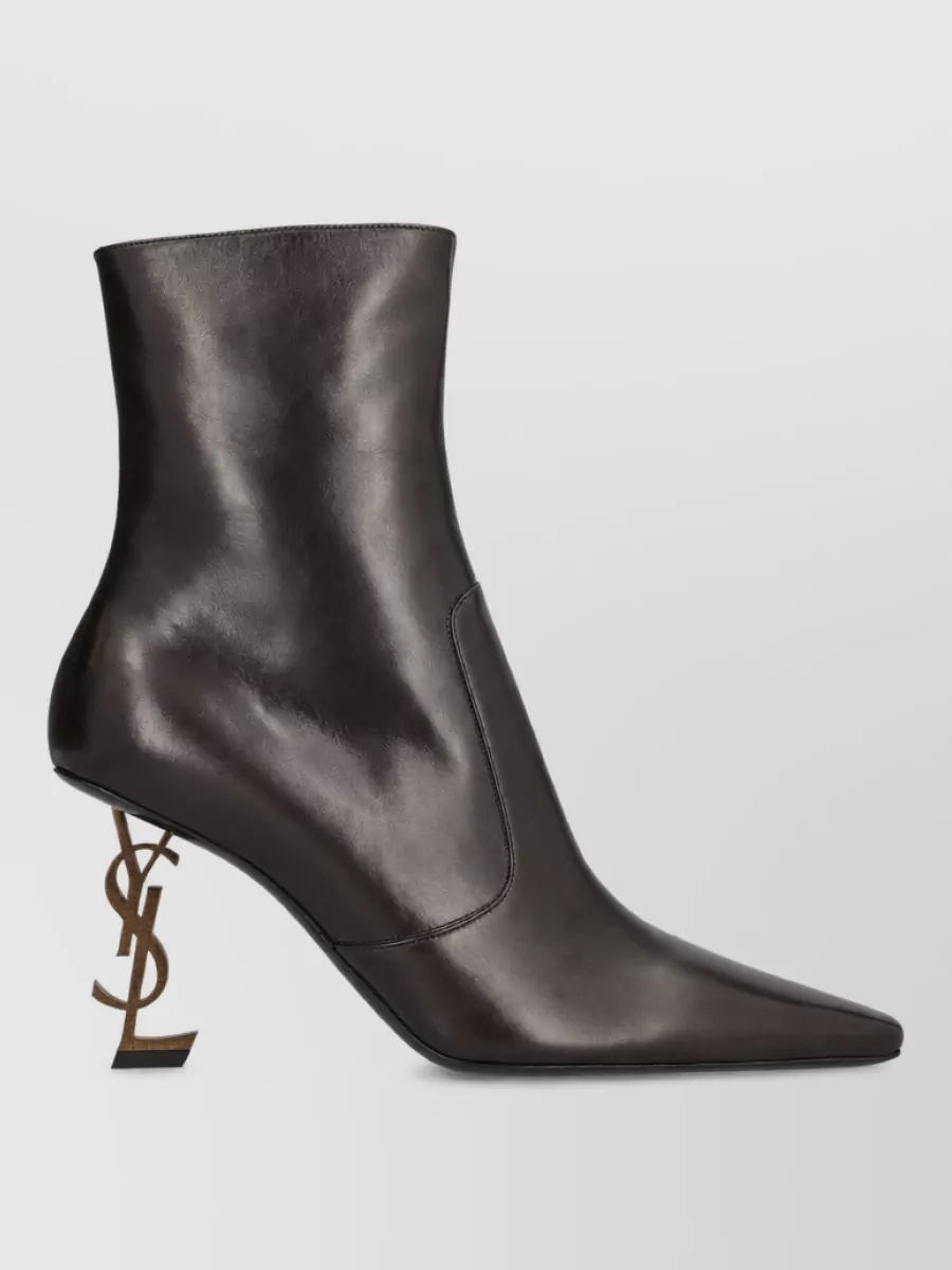 Saint Laurent leather ankle boots