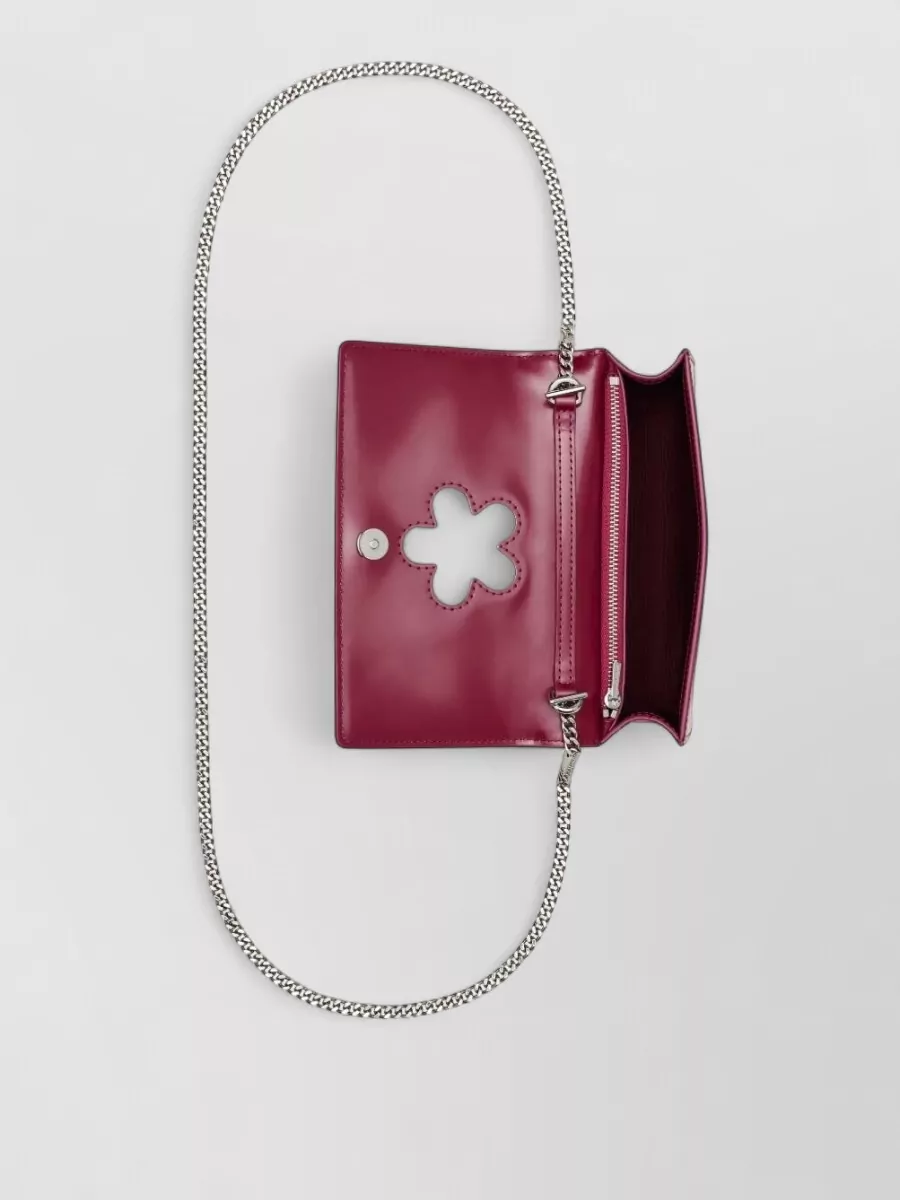 Marc Jacobs Mirror Mini Bag Chain Strap Flowers Handle
