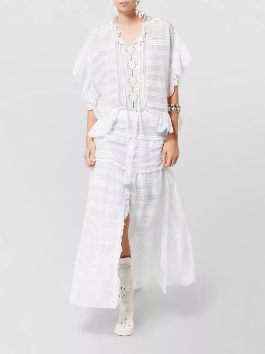 Isabel Marant Etoile Striped Cotton Maxi Dress