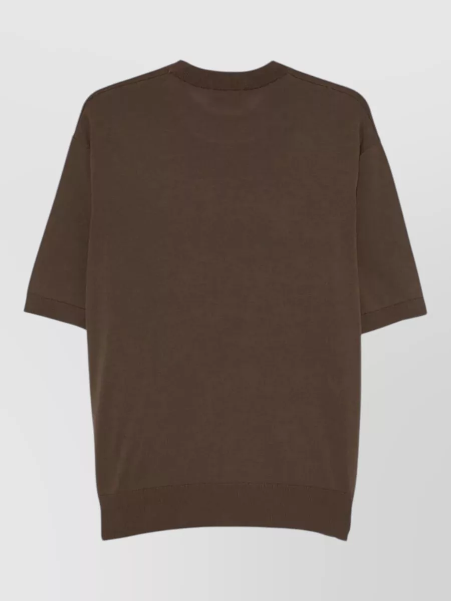 Laneus Knitted Cotton Jumper