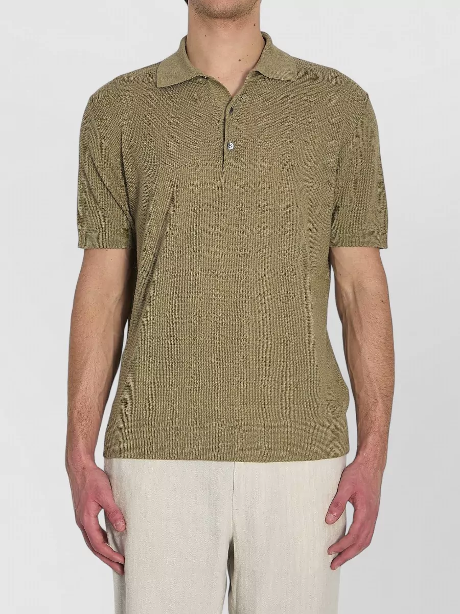 Barena Linen Polo Shirt