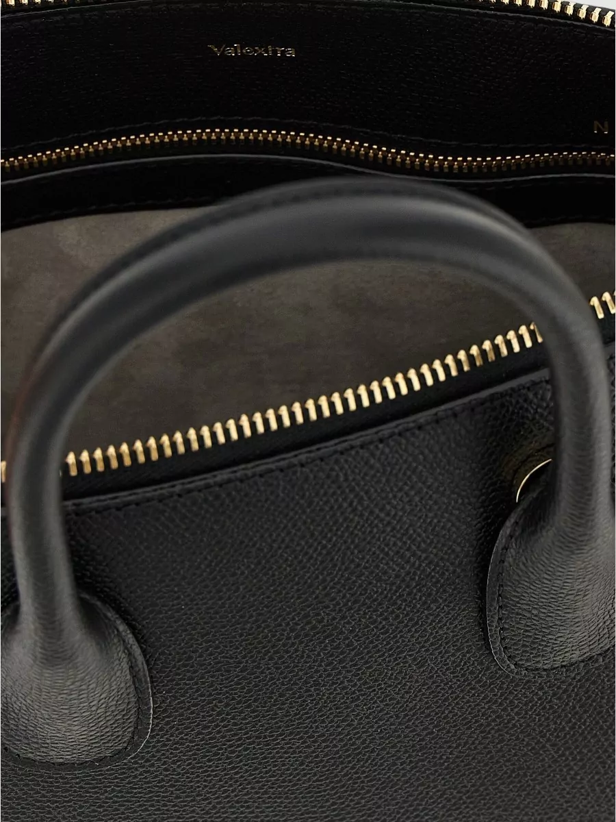 Valextra Mylogo Mini Bag Top Handle Strap