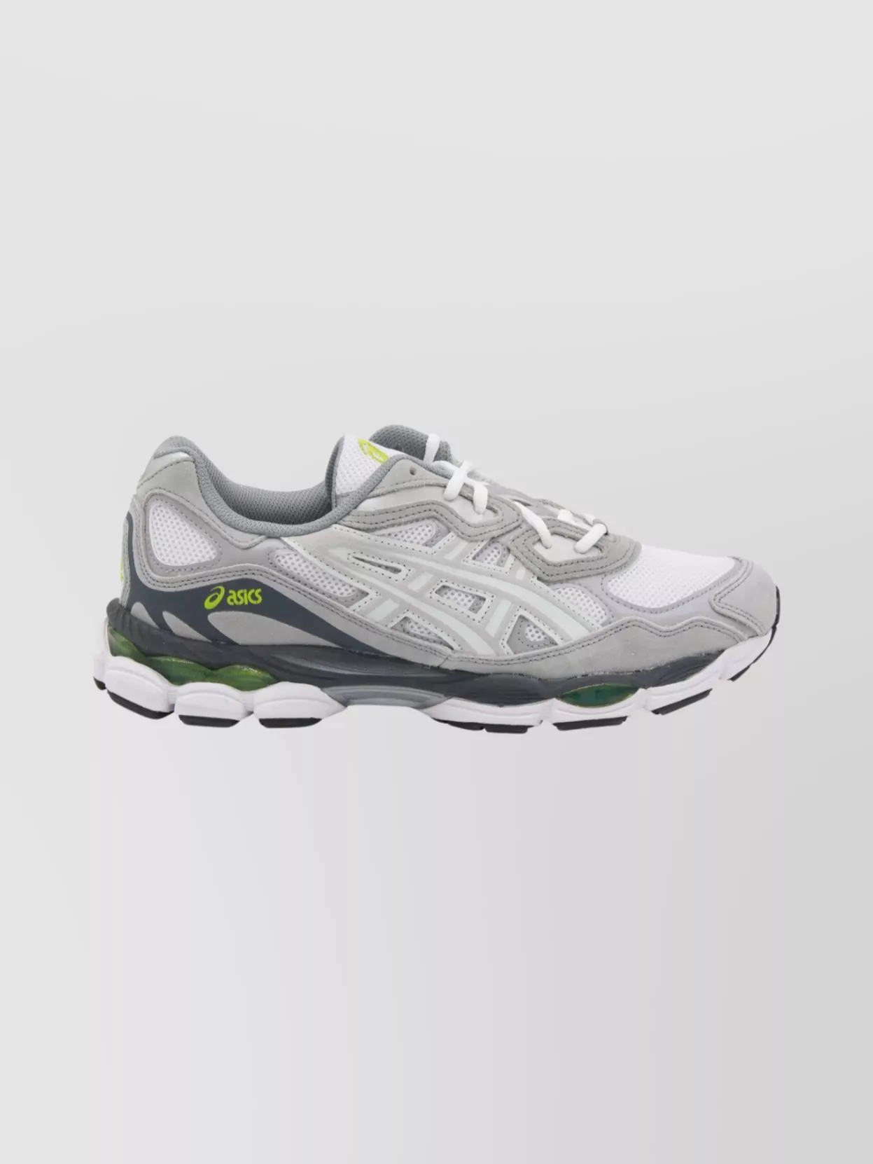 Asics Sneakers With Contrast Panels And Mesh Upper