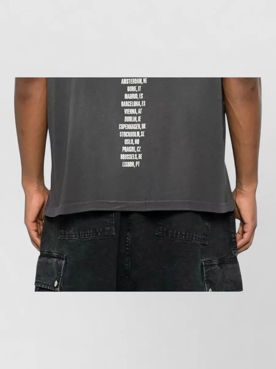 Represent Golden Tour Crew Neck Graphic T-Shirt