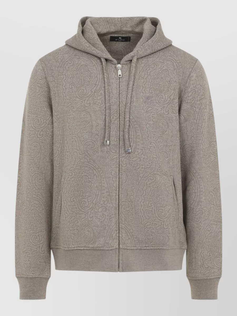 Etro printed jersey hooded jacket