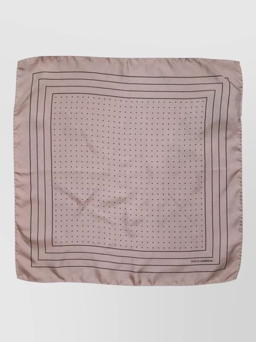 Dolce&Gabbana silk polka-dot pocket square