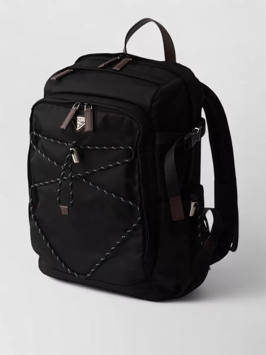 Prada Speedrock Backpack In Re-Nylon And Leather