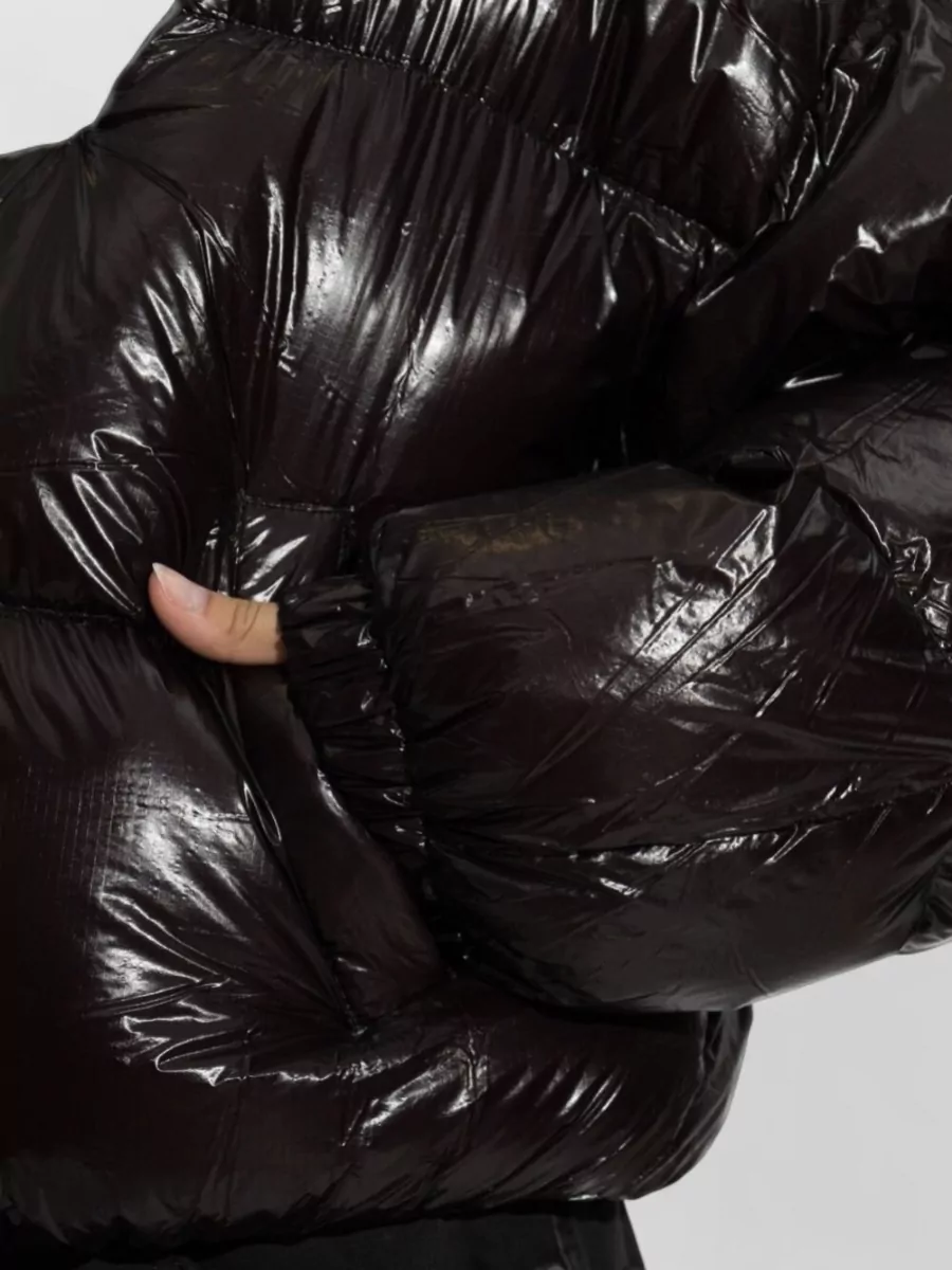 Diesel Nylon Oversized Cropped Puffer Jacket