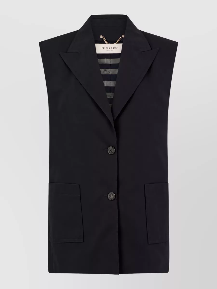 Golden Goose Cotton slim-fit waistcoat